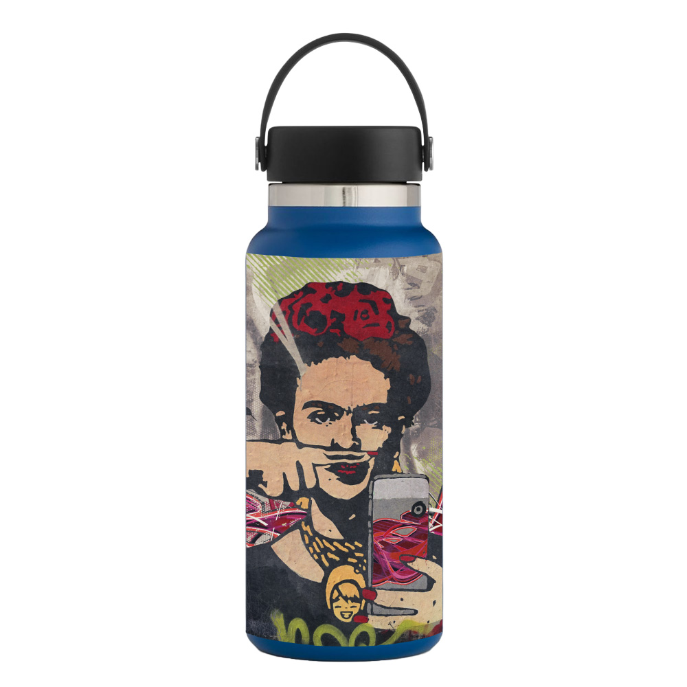 Picture of MightySkins HFWI32-Grafitti Selfie Skin for Hydro Flask 32 oz Wide Mouth - Grafitti Selfie