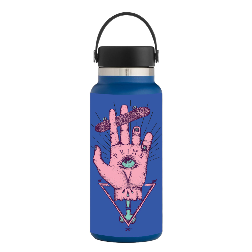 Picture of MightySkins HFWI32-God Of Skate Skin for Hydro Flask 32 oz Wide Mouth - God of Skate