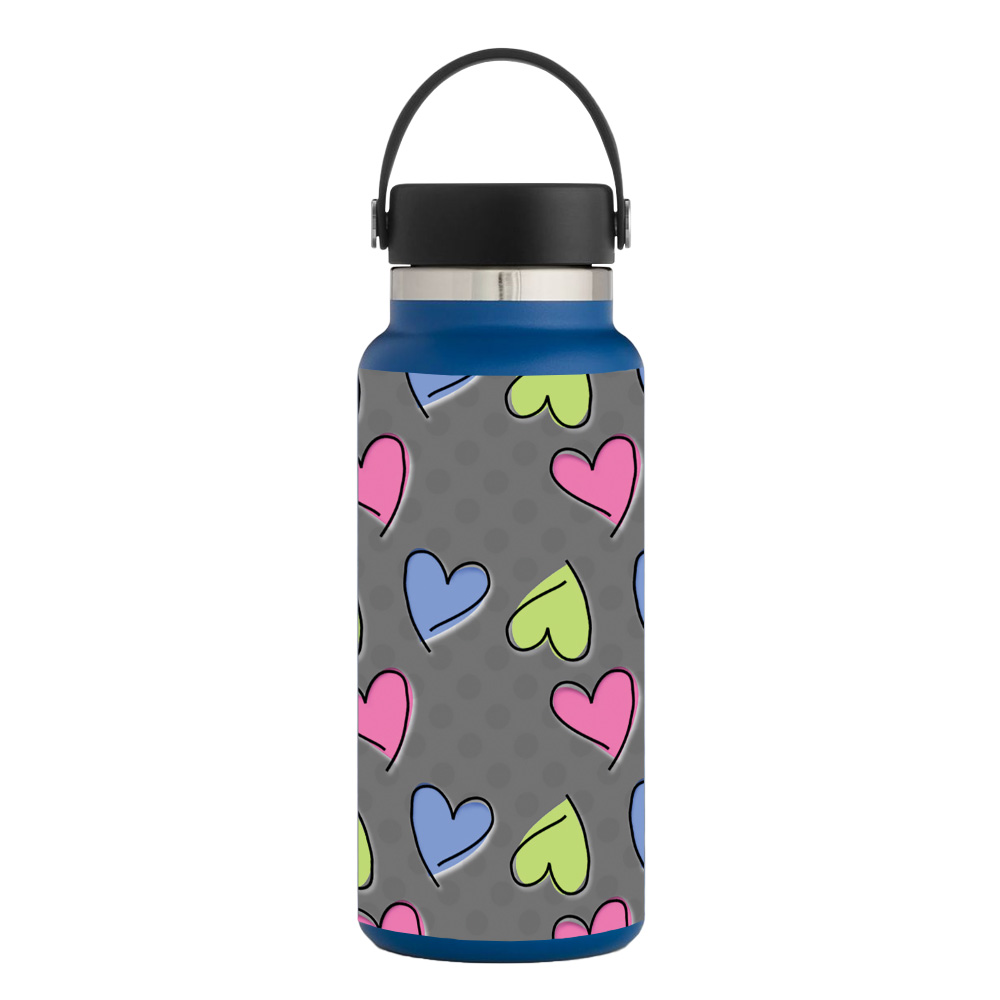 Picture of MightySkins HFWI32-Girly Skin for Hydro Flask 32 oz Wide Mouth - Girly