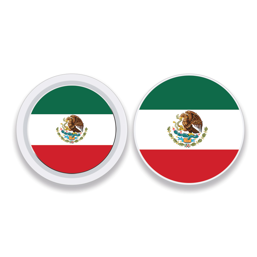 Picture of MightySkins APATAG-Mexican Flag Skin Compatible with Apple AirTag Original 4 Pack of Skins - Mexican Flag
