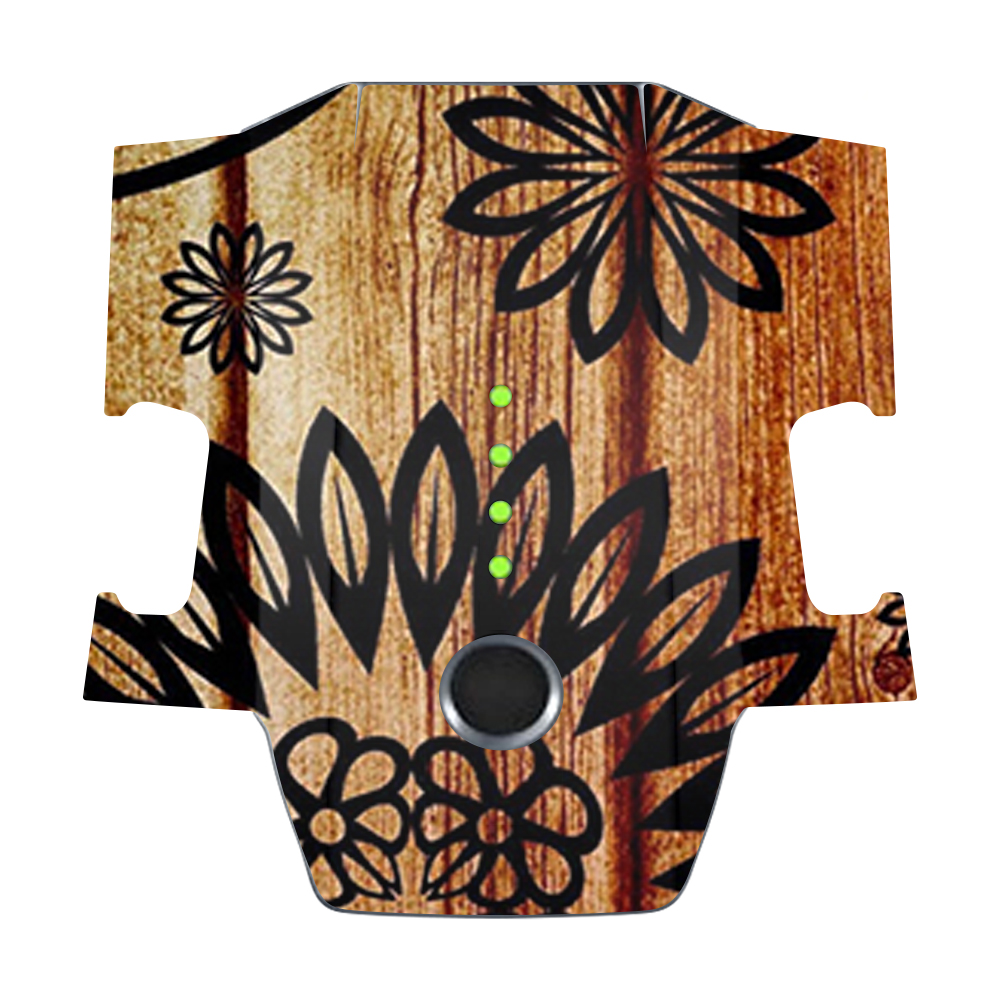 Picture of MightySkins DJMAVBAT-Wooden Floral Skin Decal Wrap for DJI Mavic Pro Battery Sticker - Wooden Floral