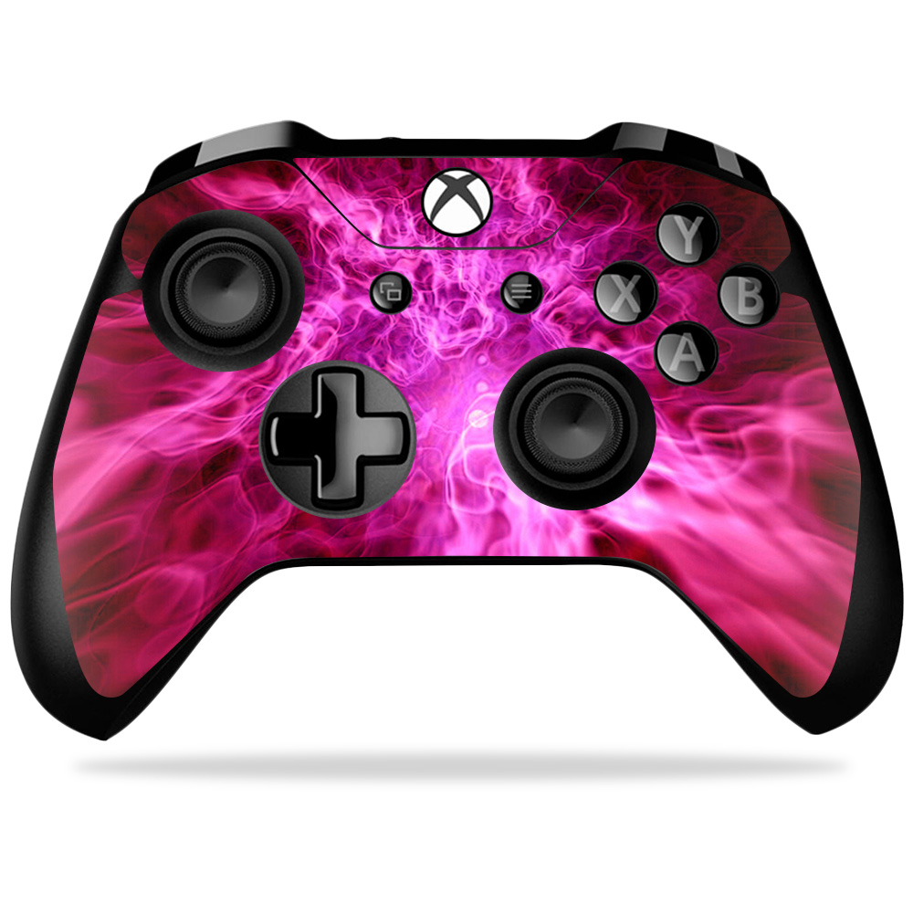 MIXBONXCO-Red Mystic Flames Skin Decal Wrap for Microsoft Xbox One X Controller Sticker - Red Mystic Flames -  MightySkins