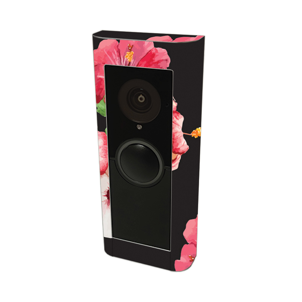 RIVDPR2-Hibiscus Skin Compatible with Ring Video Doorbell Pro 2 - Hibiscus -  MightySkins
