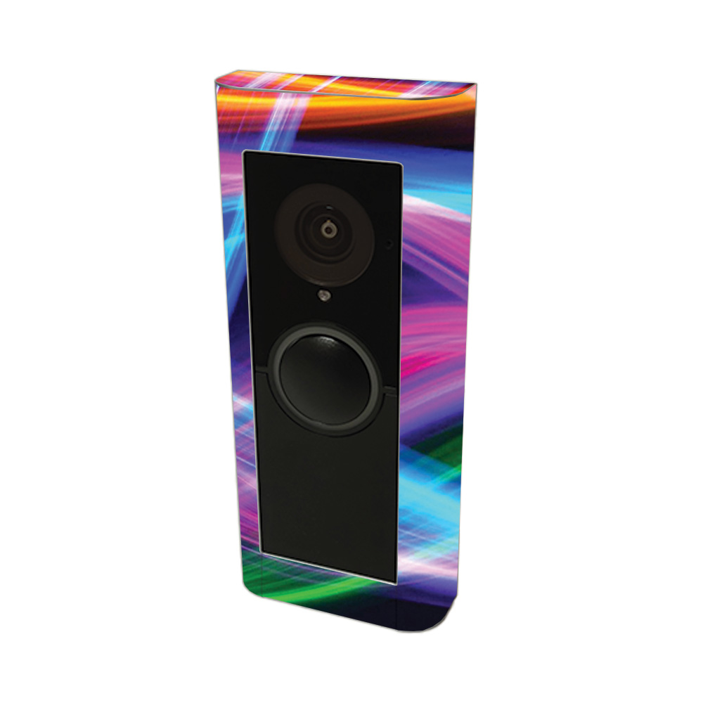 RIVDPR2-Light Waves Skin Compatible with Ring Video Doorbell Pro 2 - Light Waves -  MightySkins