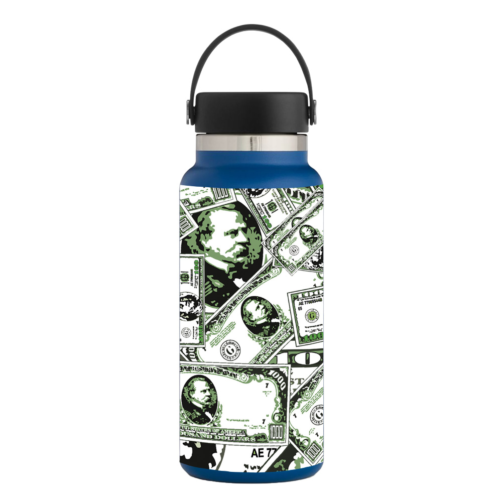 Picture of MightySkins HFWI32-Phat Cash Skin for Hydro Flask 32 oz Wide Mouth - Phat Cash