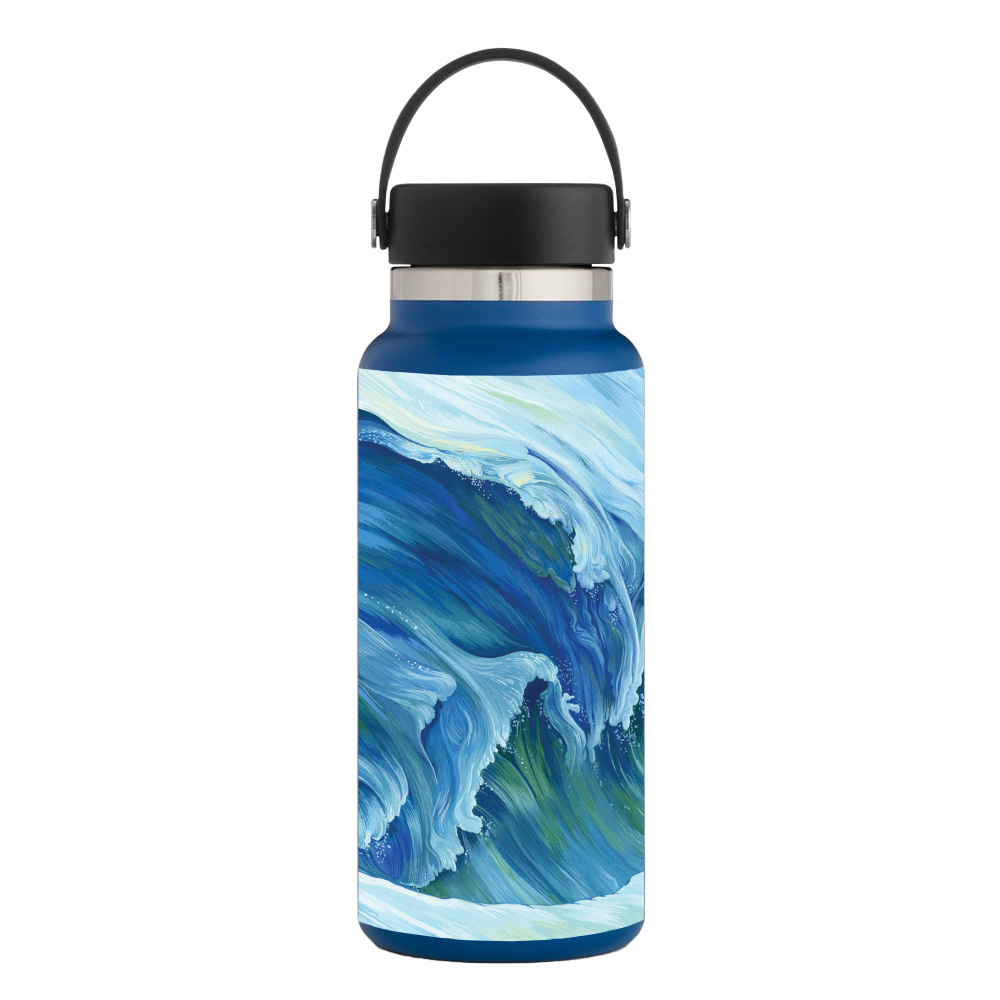 Picture of MightySkins HFWI32-Perfect Wave Skin for Hydro Flask 32 oz Wide Mouth - Perfect Wave