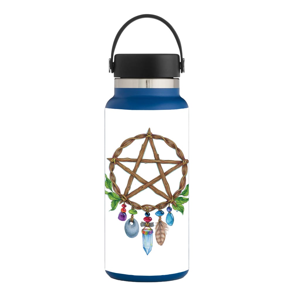 Picture of MightySkins HFWI32-Pentacle Charm Skin for Hydro Flask 32 oz Wide Mouth - Pentacle Charm