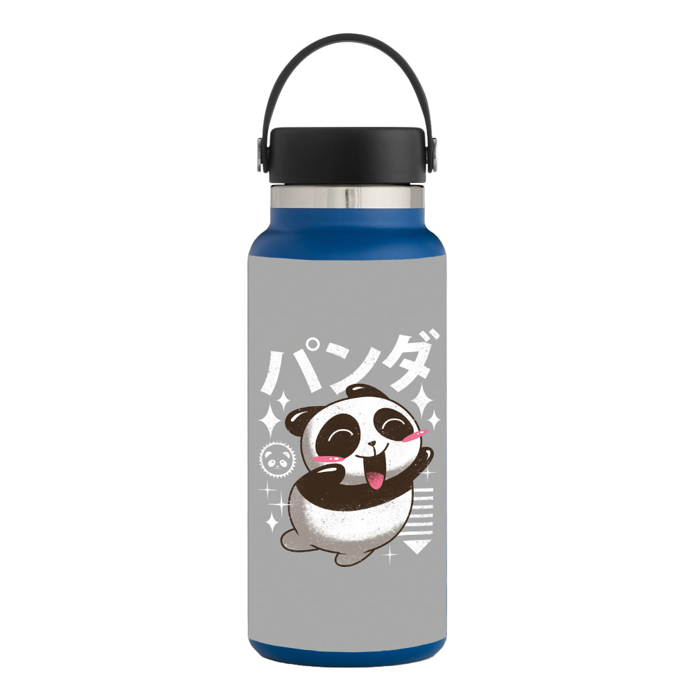Picture of MightySkins HFWI32-Panda Kawaii Skin for Hydro Flask 32 oz Wide Mouth - Panda Kawaii