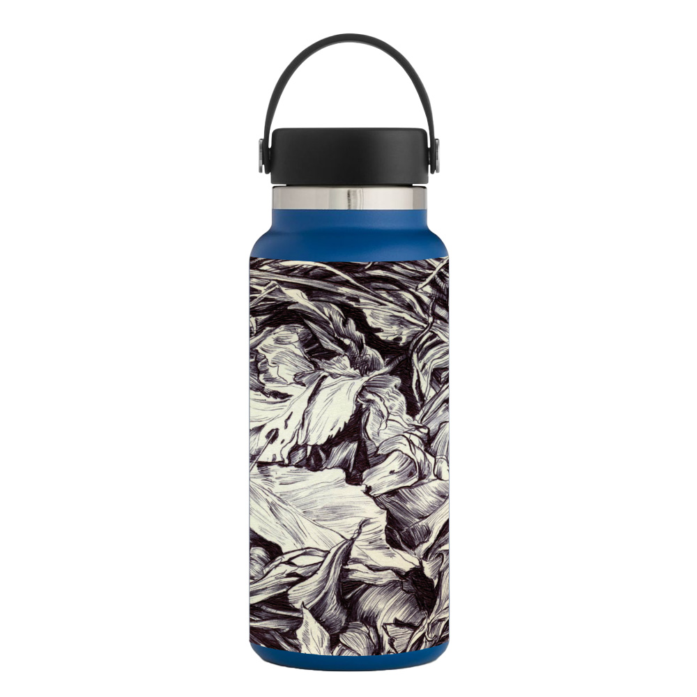 Picture of MightySkins HFWI32-Nest Sketch Skin for Hydro Flask 32 oz Wide Mouth - Nest Sketch