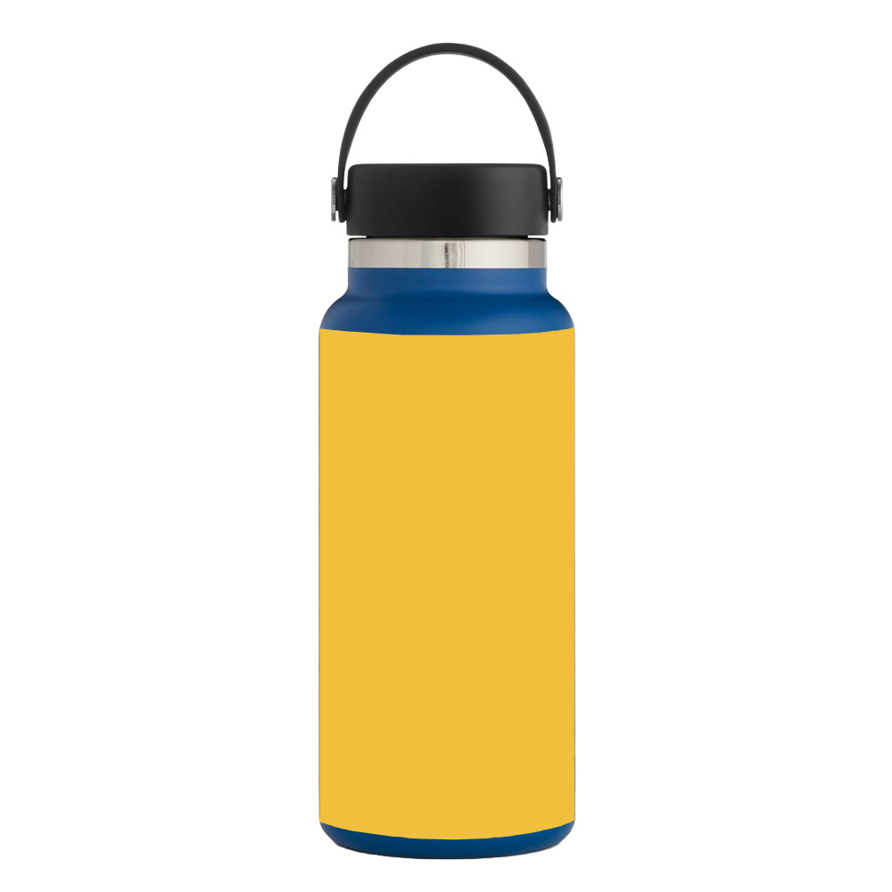 Picture of MightySkins HFWI32-Solid Marigold Skin for Hydro Flask 32 oz Wide Mouth - Solid Marigold