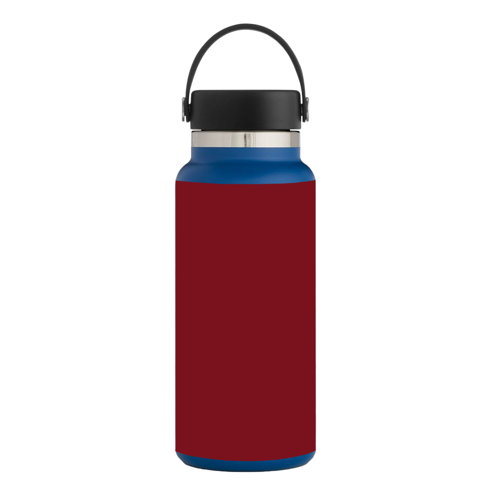 Picture of MightySkins HFWI32-Solid Burgundy Skin for Hydro Flask 32 oz Wide Mouth - Solid Burgundy