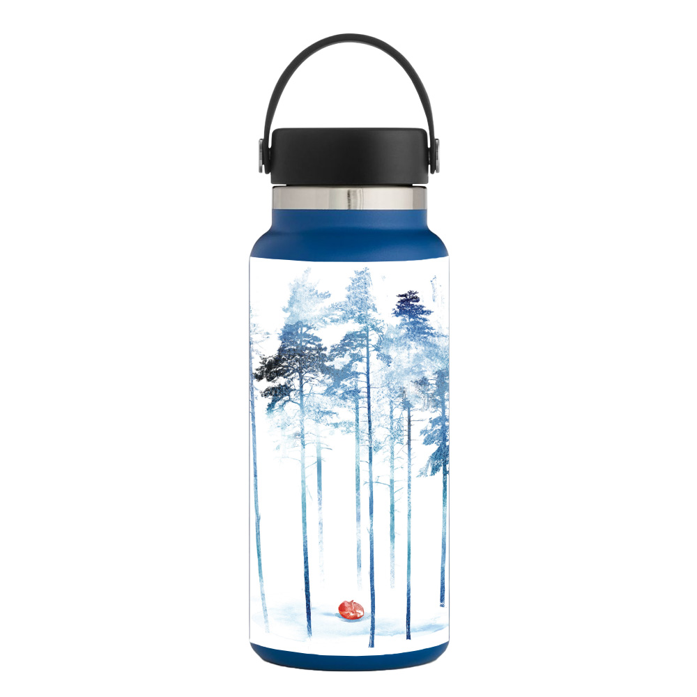 Picture of MightySkins HFWI32-Sleeping In The Woods Skin for Hydro Flask 32 oz Wide Mouth - Sleeping In The Woods