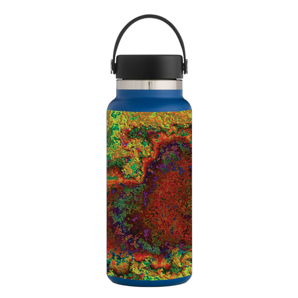 Picture of MightySkins HFWI32-Rust Skin for Hydro Flask 32 oz Wide Mouth - Rust