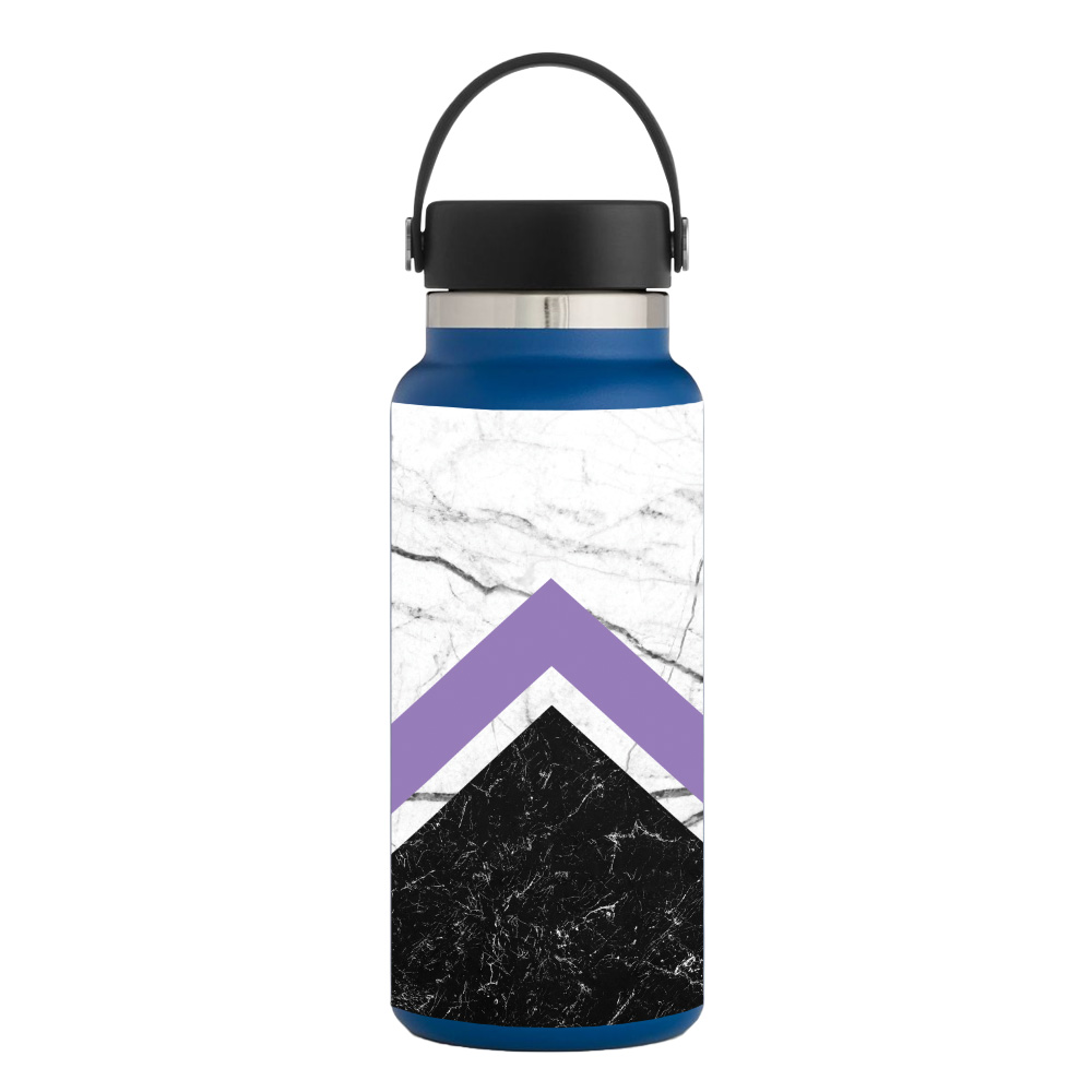 Picture of MightySkins HFWI32-Geometric Marble Skin for Hydro Flask 32 oz Wide Mouth - Geometric Marble