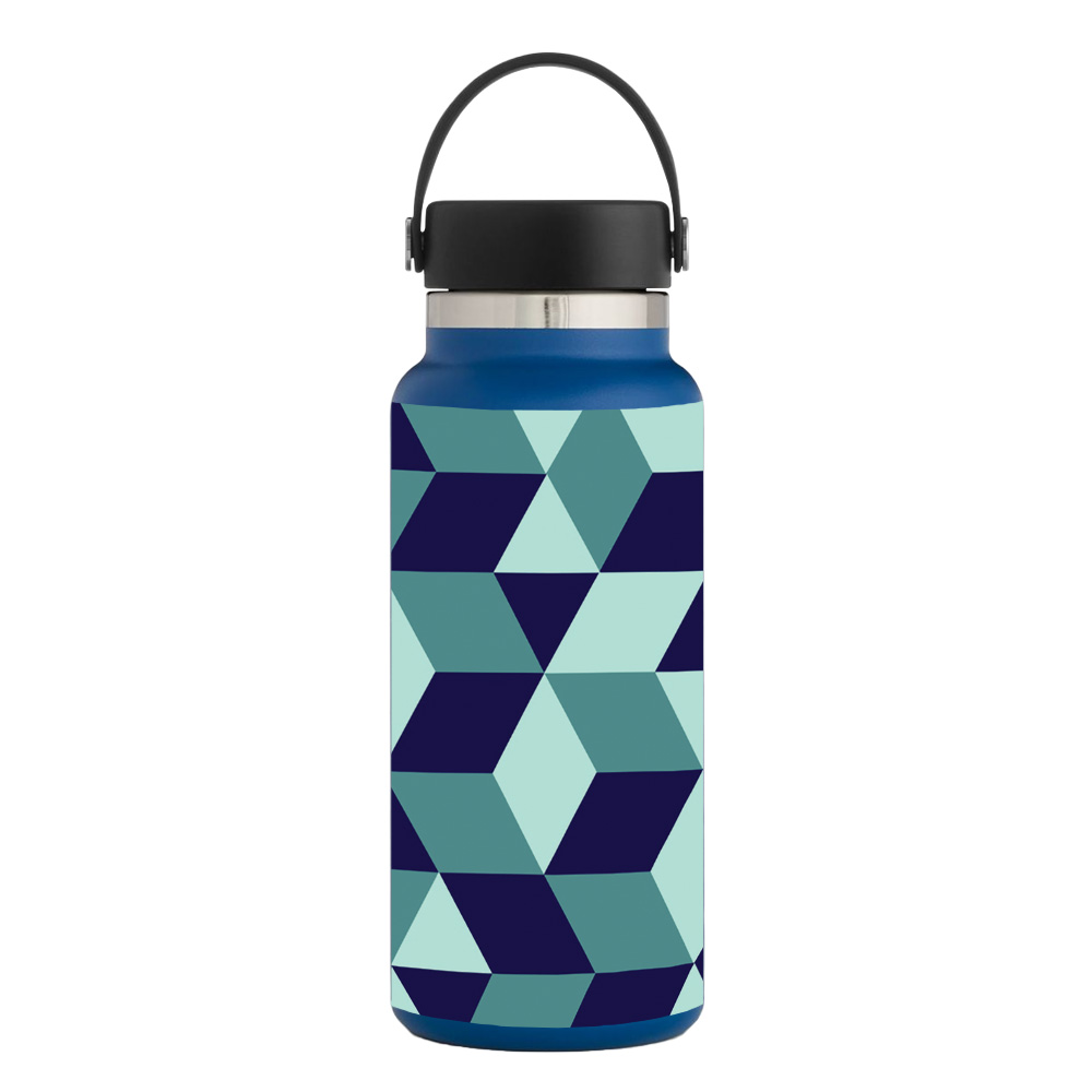 Picture of MightySkins HFWI32-Geo Tile Skin for Hydro Flask 32 oz Wide Mouth - Geo Tile