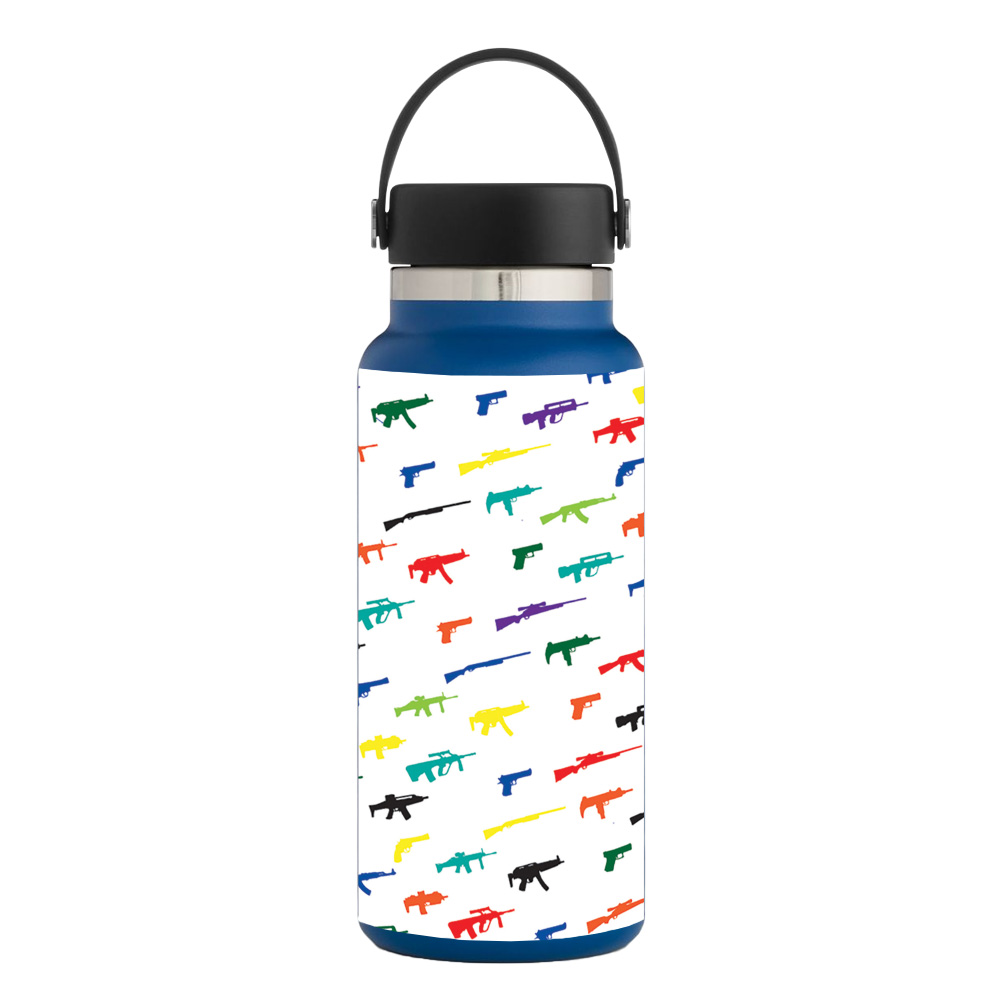 Picture of MightySkins HFWI32-Fun Guns Skin for Hydro Flask 32 oz Wide Mouth - Fun Guns