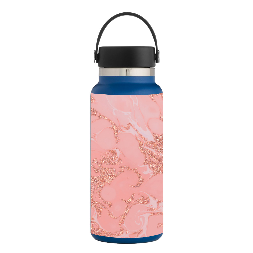 Picture of MightySkins HFWI32-Flashy Marble Skin for Hydro Flask 32 oz Wide Mouth - Flashy Marble