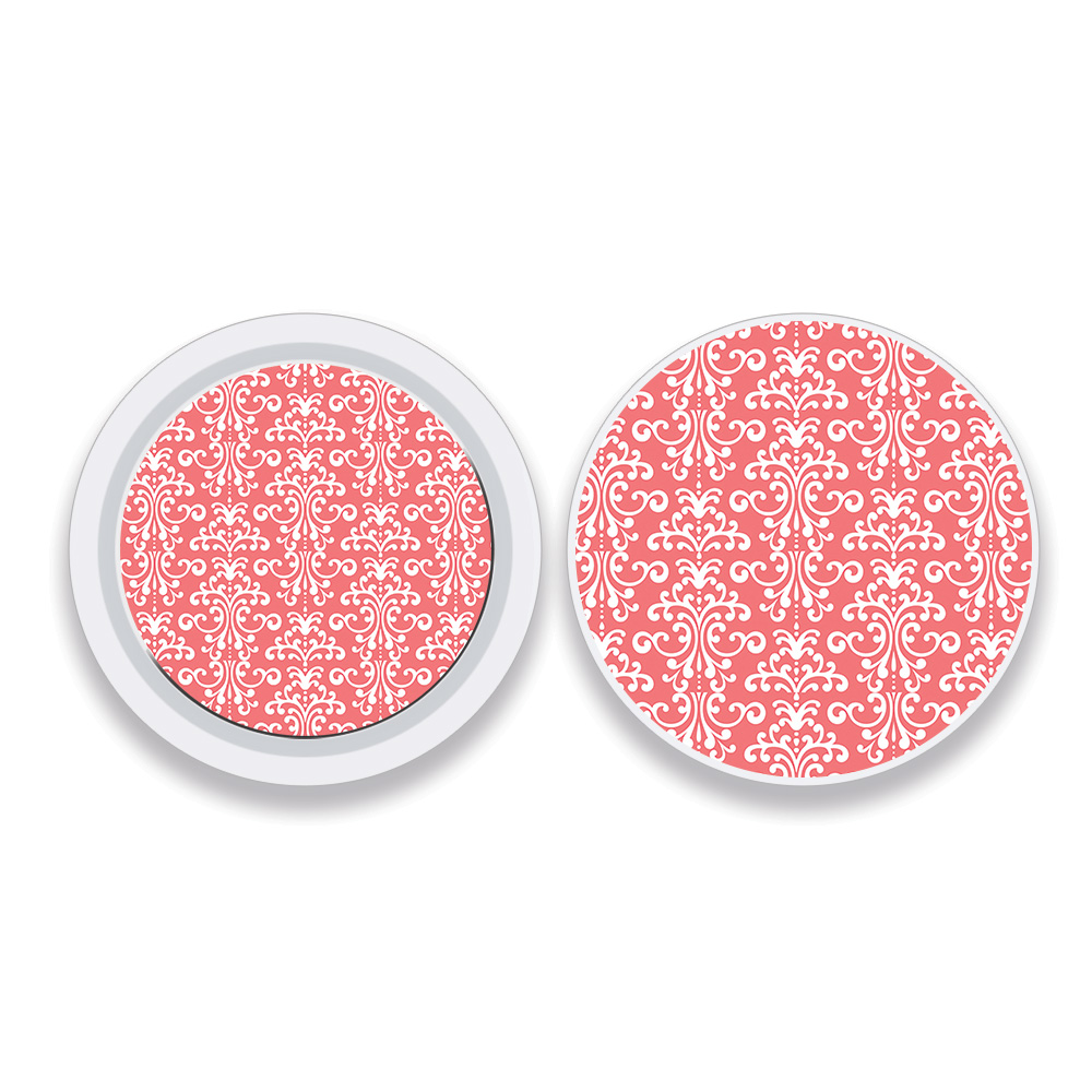 Picture of MightySkins APATAG-Coral Damask Skin Compatible with Apple AirTag Original 4 Pack of Skins - Coral Damask