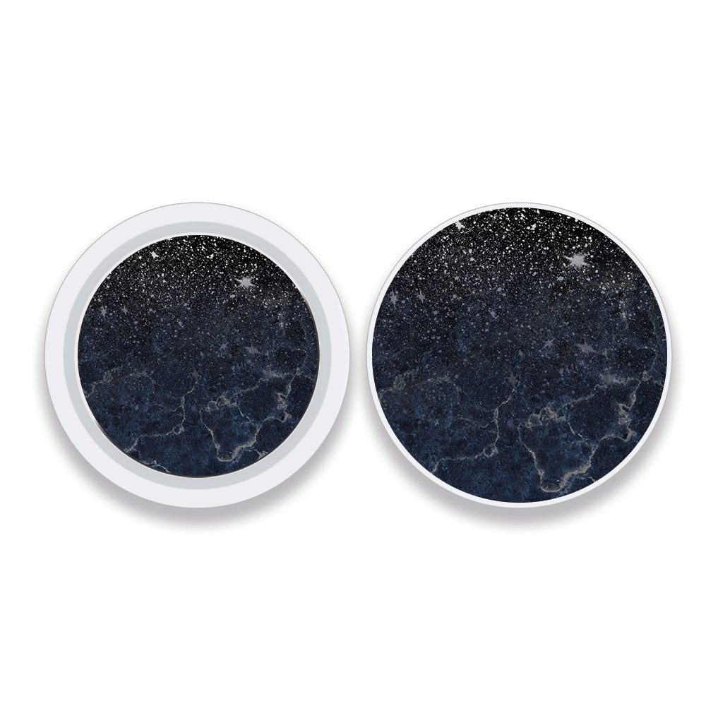 Picture of MightySkins APATAG-Dark Shimmer Marble Skin Compatible with Apple AirTag Original 4 Pack of Skins - Dark Shimmer Marble