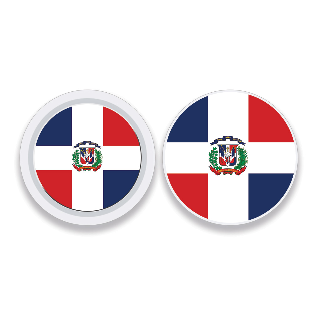 Picture of MightySkins APATAG-Dominican Flag Skin Compatible with Apple AirTag Original 4 Pack of Skins - Dominican Flag