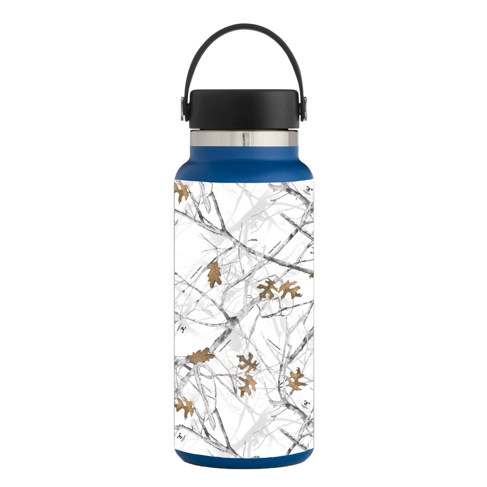 Picture of MightySkins HFWI32-Conceal Snow Skin for Hydro Flask 32 oz Wide Mouth - Conceal Snow