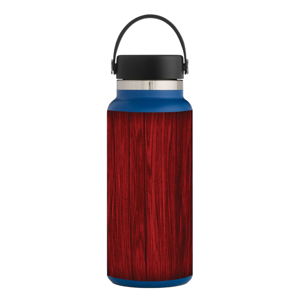 Picture of MightySkins HFWI32-Cherry Grain Skin for Hydro Flask 32 oz Wide Mouth - Cherry Grain