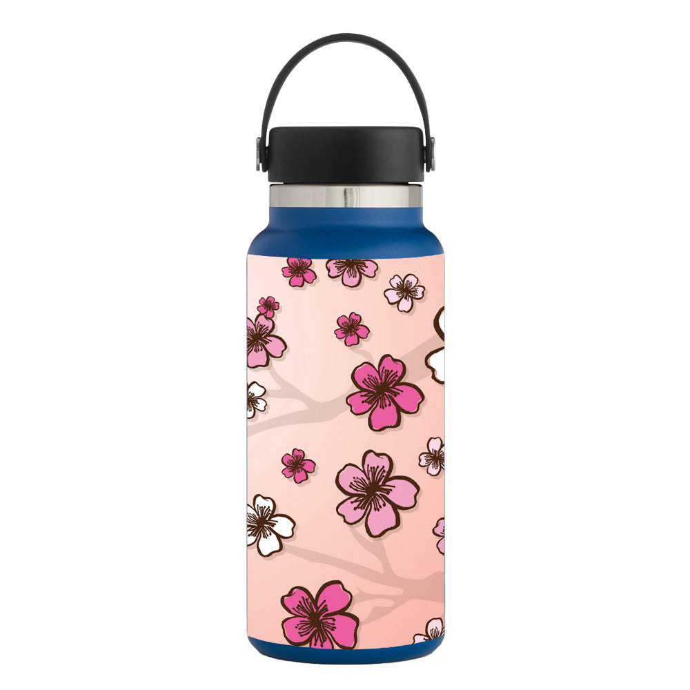 Picture of MightySkins HFWI32-Cherry Blossom Skin for Hydro Flask 32 oz Wide Mouth - Cherry Blossom