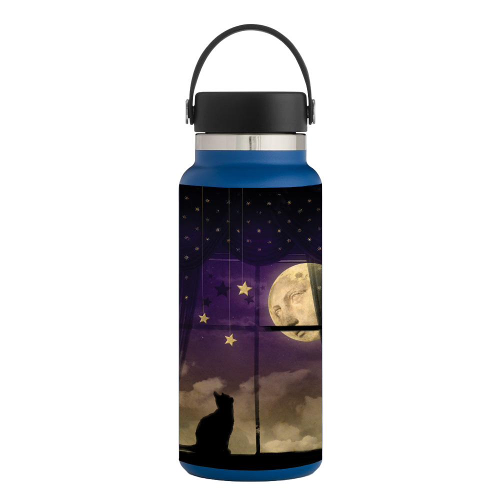 Picture of MightySkins HFWI32-Cat Dream Skin for Hydro Flask 32 oz Wide Mouth - Cat Dream