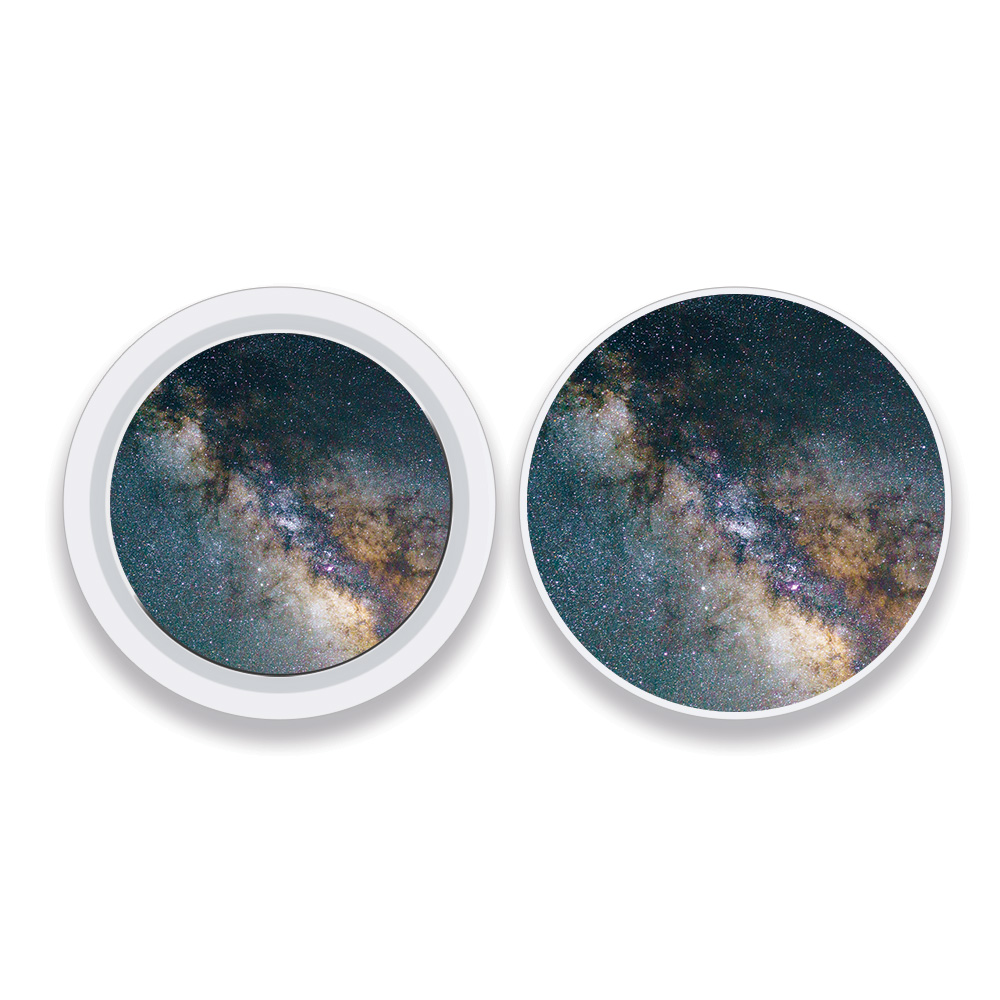 Picture of MightySkins APATAG-Galactic Landscape Skin Compatible with Apple AirTag Original 4 Pack of Skins - Galactic Landscape