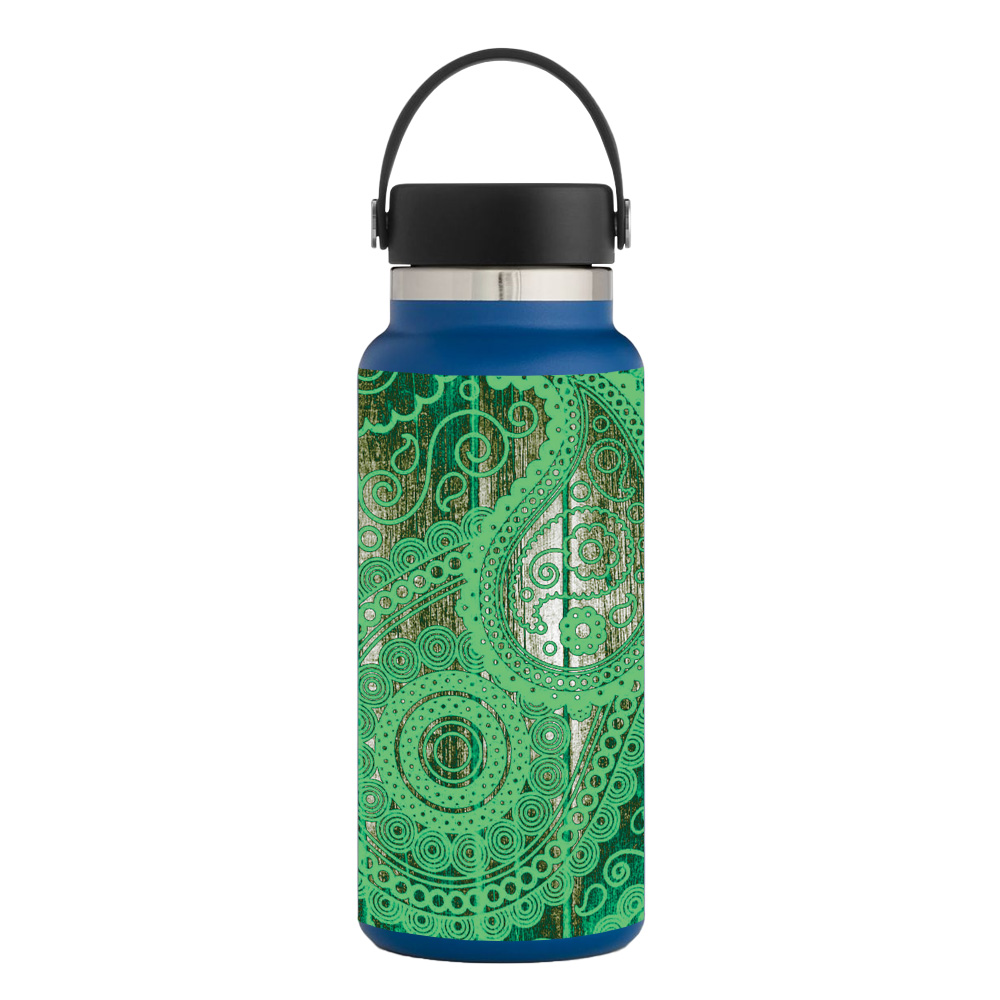 Picture of MightySkins HFWI32-Vintage Paisley Skin for Hydro Flask 32 oz Wide Mouth - Vintage Paisley