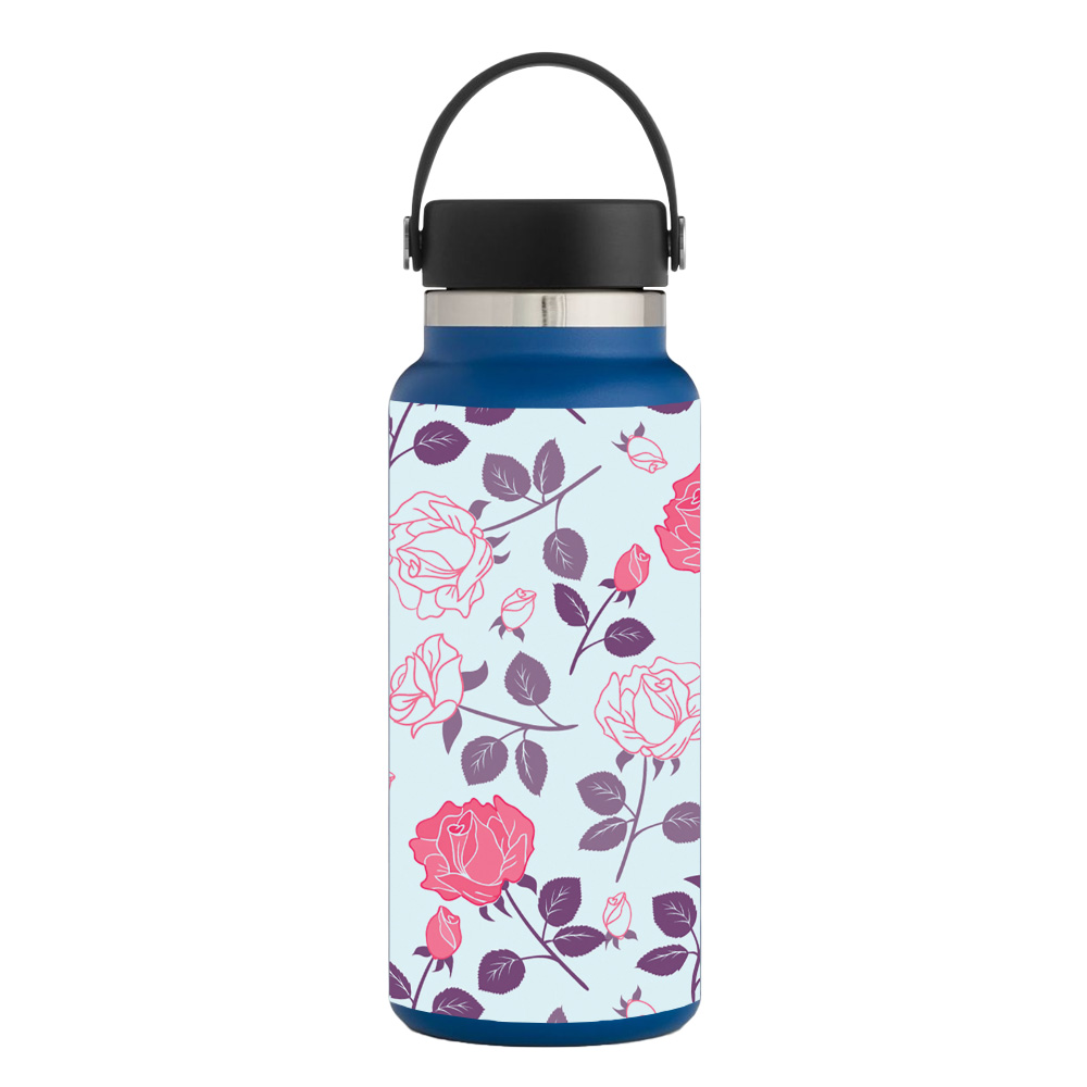 Picture of MightySkins HFWI32-Vintage Floral Skin for Hydro Flask 32 oz Wide Mouth - Vintage Floral