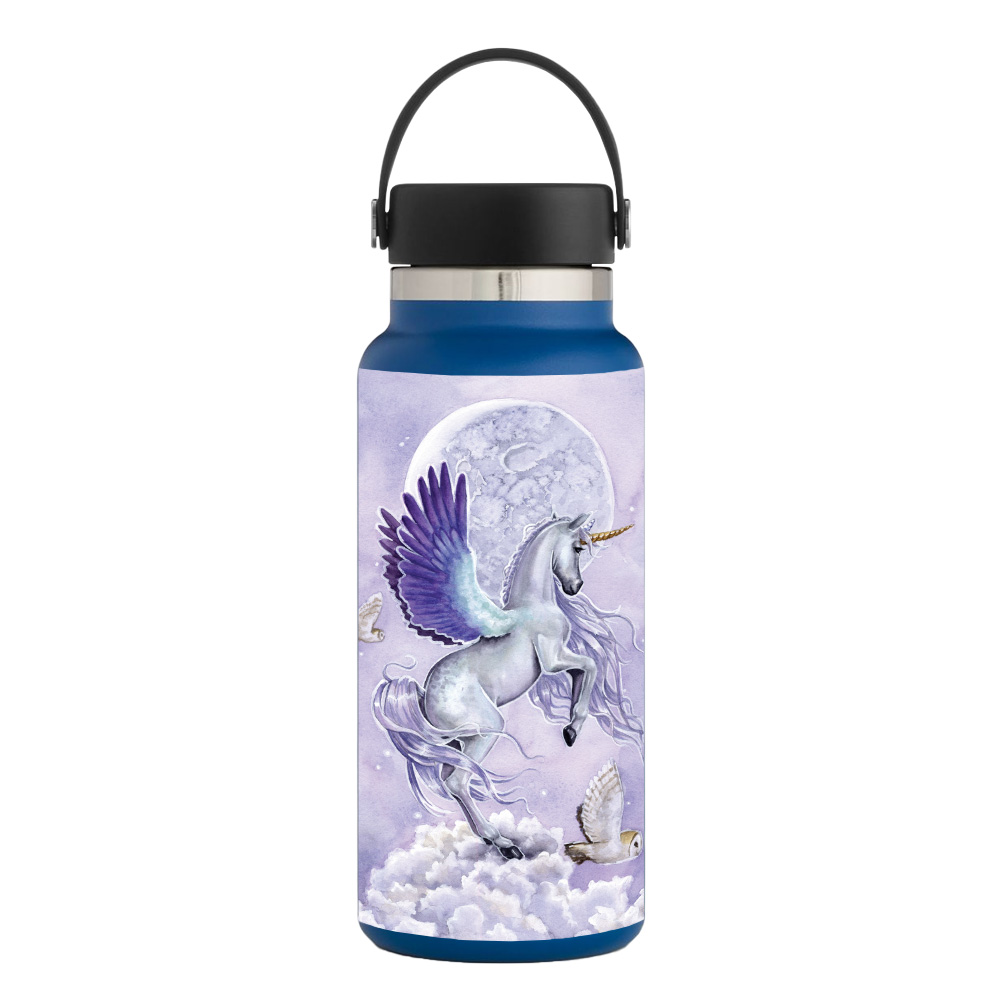 Picture of MightySkins HFWI32-Unicorn Utopia Skin for Hydro Flask 32 oz Wide Mouth - Unicorn Utopia