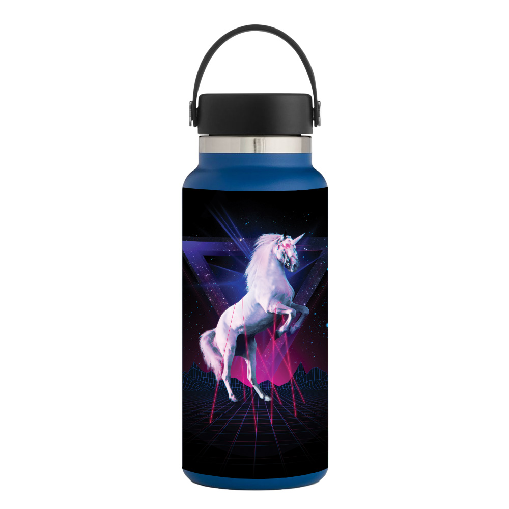 Picture of MightySkins HFWI32-Unicorn Rave Skin for Hydro Flask 32 oz Wide Mouth - Unicorn Rave