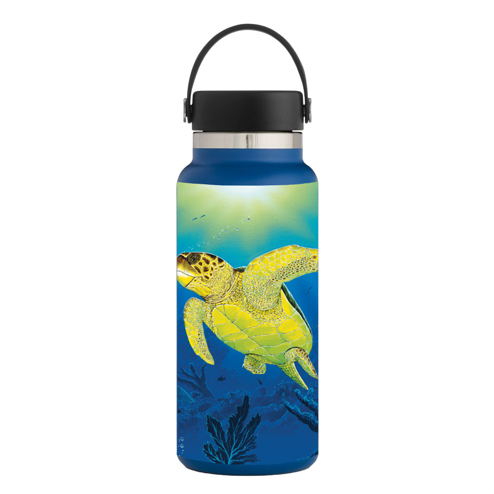 Picture of MightySkins HFWI32-Turtle Dreams Skin for Hydro Flask 32 oz Wide Mouth - Turtle Dreams