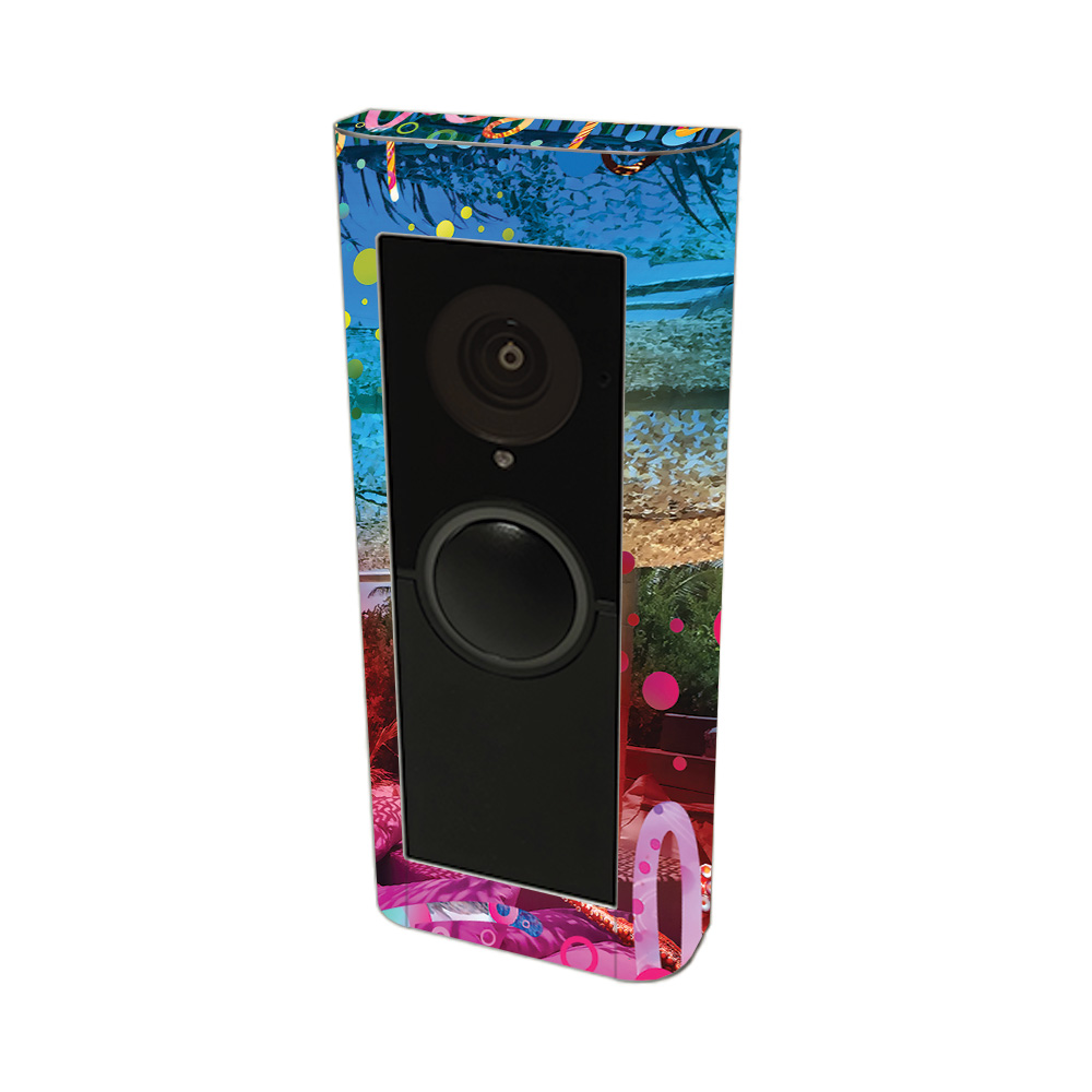 RIVDPR2-Tropical Resort Skin Compatible with Ring Video Doorbell Pro 2 - Tropical Resort -  MightySkins