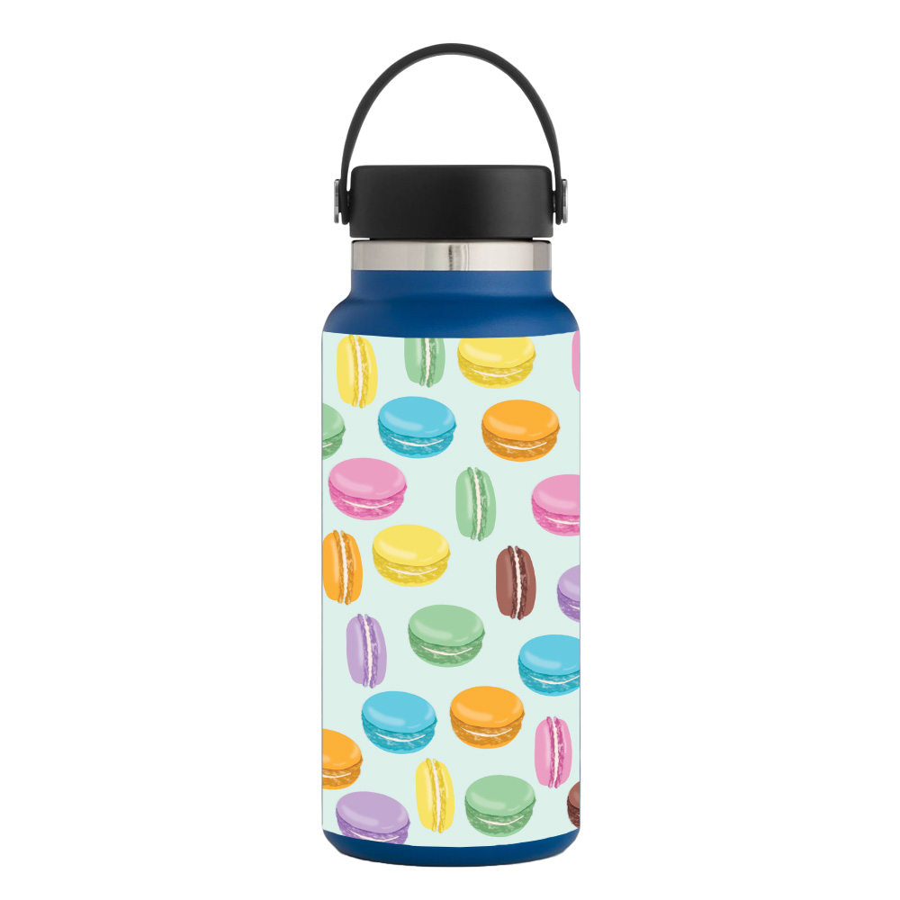 Picture of MightySkins HFWI32-Macarons Skin for Hydro Flask 32 oz Wide Mouth - Macarons