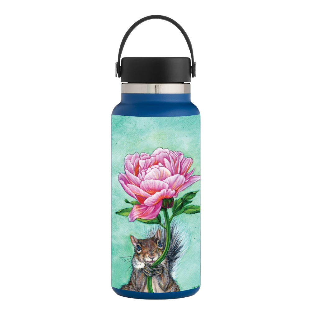 Picture of MightySkins HFWI32-Lovely Squirrel Skin for Hydro Flask 32 oz Wide Mouth - Lovely Squirrel