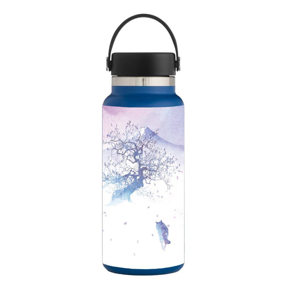 Picture of MightySkins HFWI32-Long Way To Fuji Skin for Hydro Flask 32 oz Wide Mouth - Long Way to Fuji