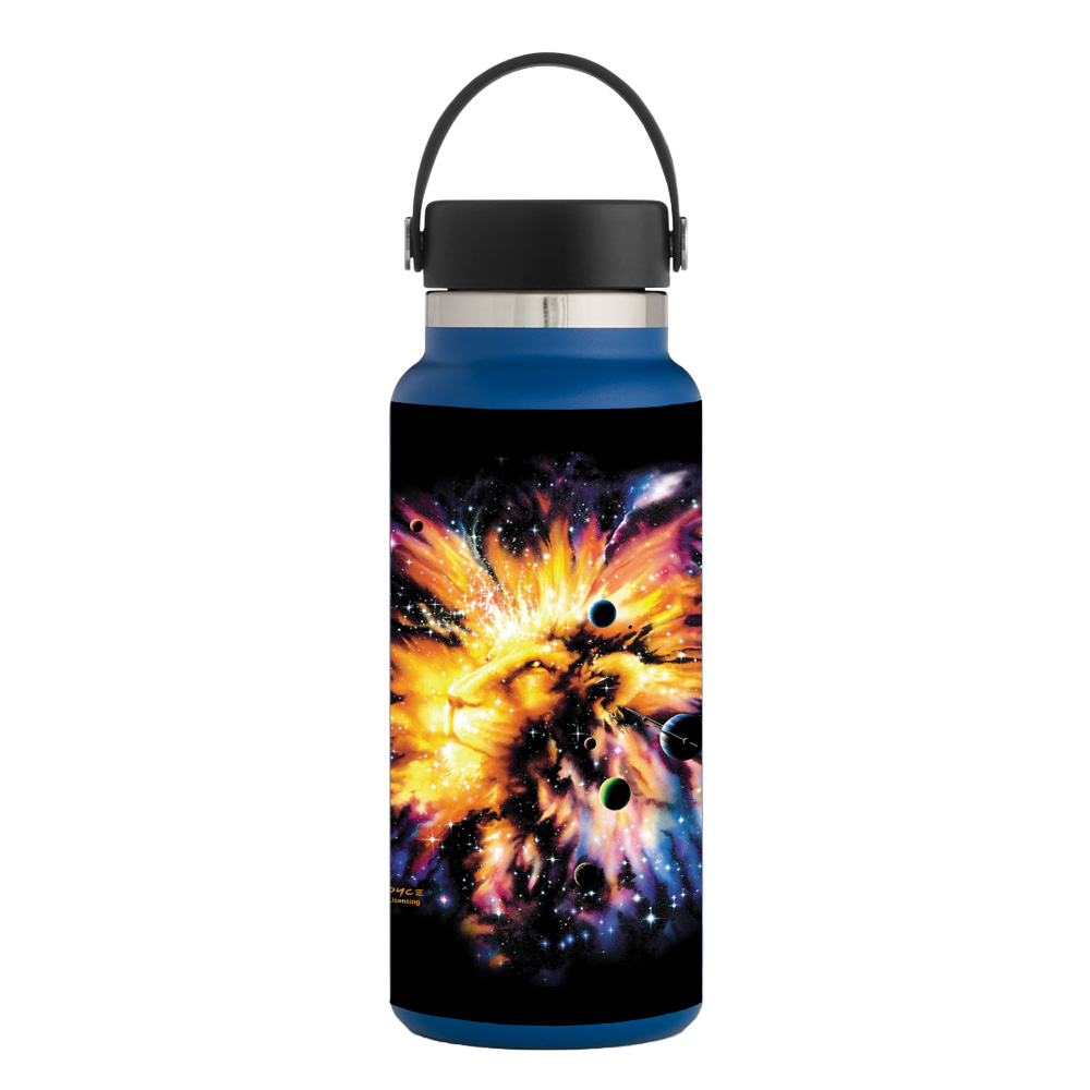Picture of MightySkins HFWI32-Leo Galaxy Skin for Hydro Flask 32 oz Wide Mouth - Leo Galaxy