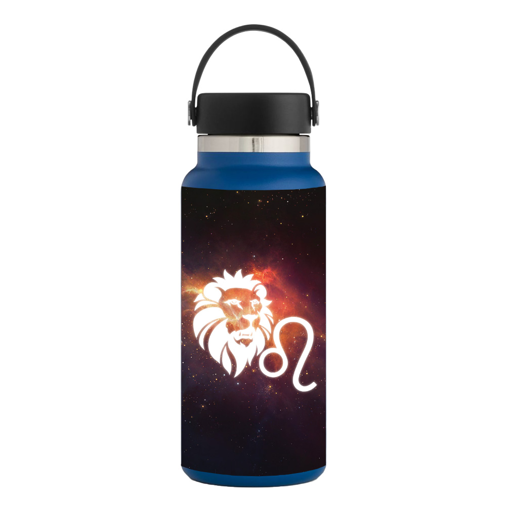 Picture of MightySkins HFWI32-Leo Skin for Hydro Flask 32 oz Wide Mouth - Leo