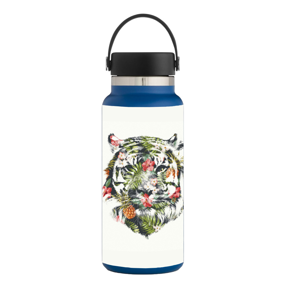 Picture of MightySkins HFWI32-Jungle Tiger Skin for Hydro Flask 32 oz Wide Mouth - Jungle Tiger