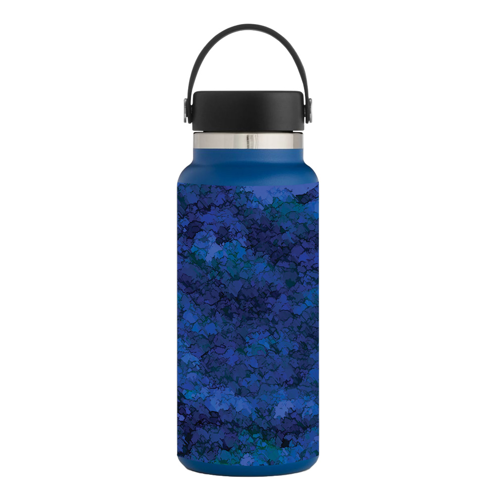 Picture of MightySkins HFWI32-Blue Ice Skin for Hydro Flask 32 oz Wide Mouth - Blue Ice