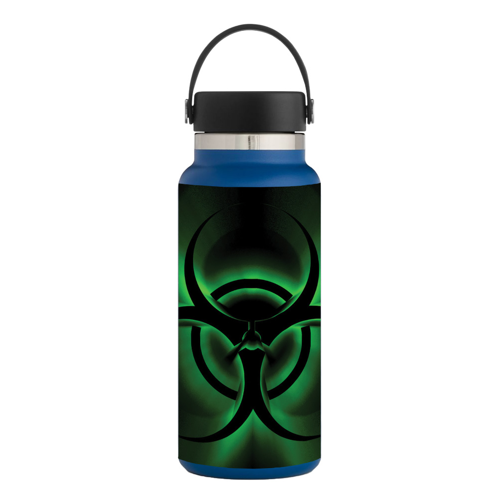 Picture of MightySkins HFWI32-Bio Glare Skin for Hydro Flask 32 oz Wide Mouth - Bio Glare