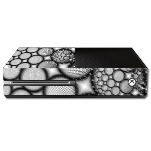 MIXBONE-Fractal Circles Skin Decal Wrap for Microsoft Xbox One Console Sticker - Fractal Circles -  MightySkins