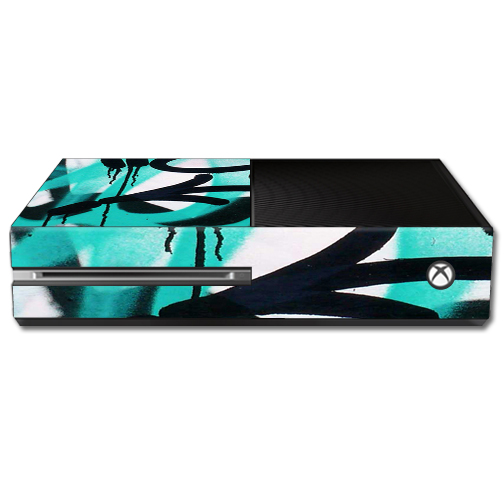 MIXBONE-Graffiti Tagz Skin Decal Wrap for Microsoft Xbox One Console Sticker - Graffiti Tagz -  MightySkins