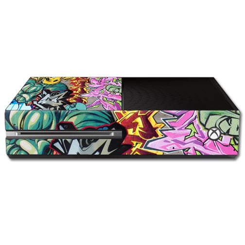 MIXBONE-Graffiti W Style Skin Decal Wrap for Microsoft Xbox One Console Sticker - Graffiti Wild Styles -  MightySkins