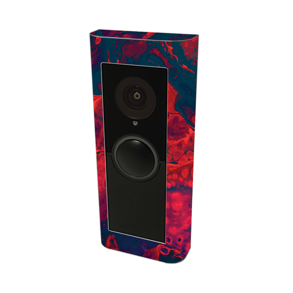 RIVDPR2-Fiery Flow Skin Compatible with Ring Video Doorbell Pro 2 - Fiery Flow -  MightySkins