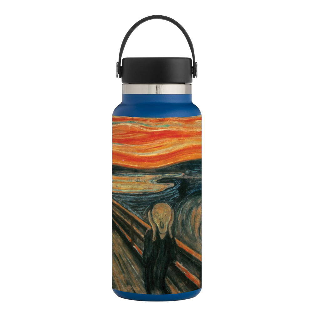 Picture of MightySkins HFWI32-The Scream Skin for Hydro Flask 32 oz Wide Mouth - The Scream