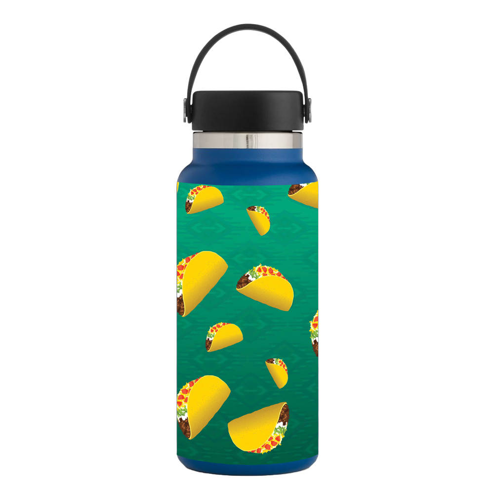 Picture of MightySkins HFWI32-Tacos Skin for Hydro Flask 32 oz Wide Mouth - Tacos
