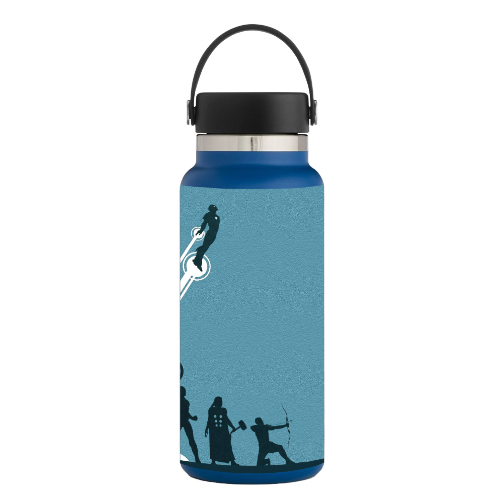 Picture of MightySkins HFWI32-Super Squad Skin for Hydro Flask 32 oz Wide Mouth - Super Squad